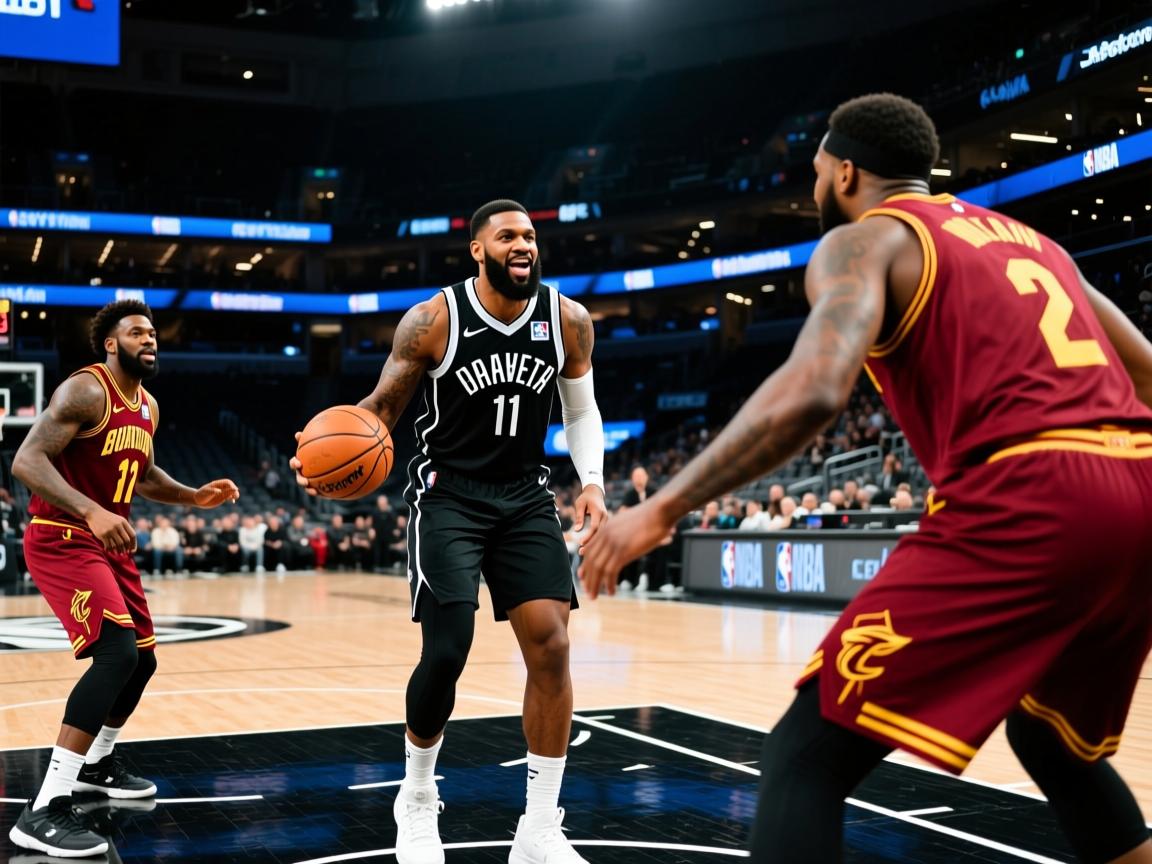 网红球星威廉姆斯领衔篮网击败骑士  第3张