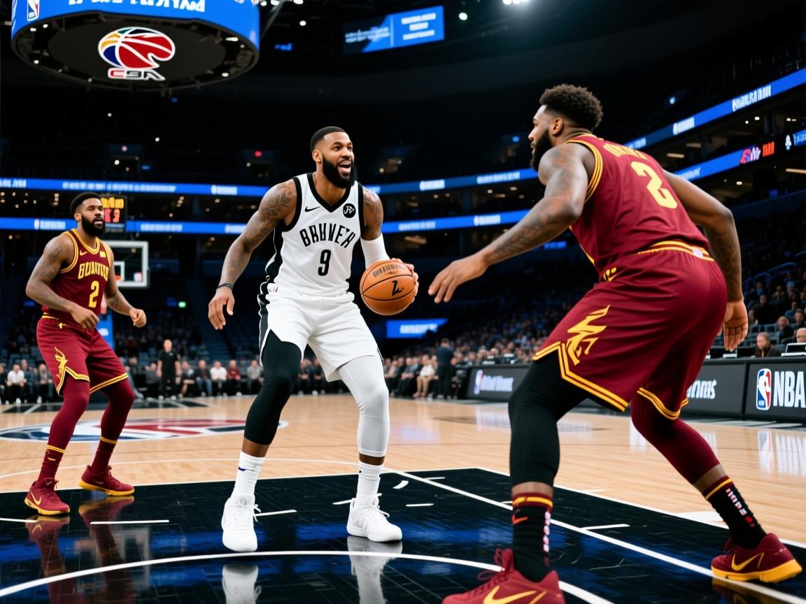 网红球星威廉姆斯领衔篮网击败骑士  第4张